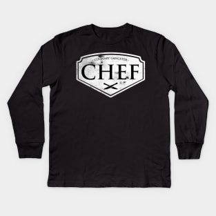 Culinary Gangster Chef Kids Long Sleeve T-Shirt